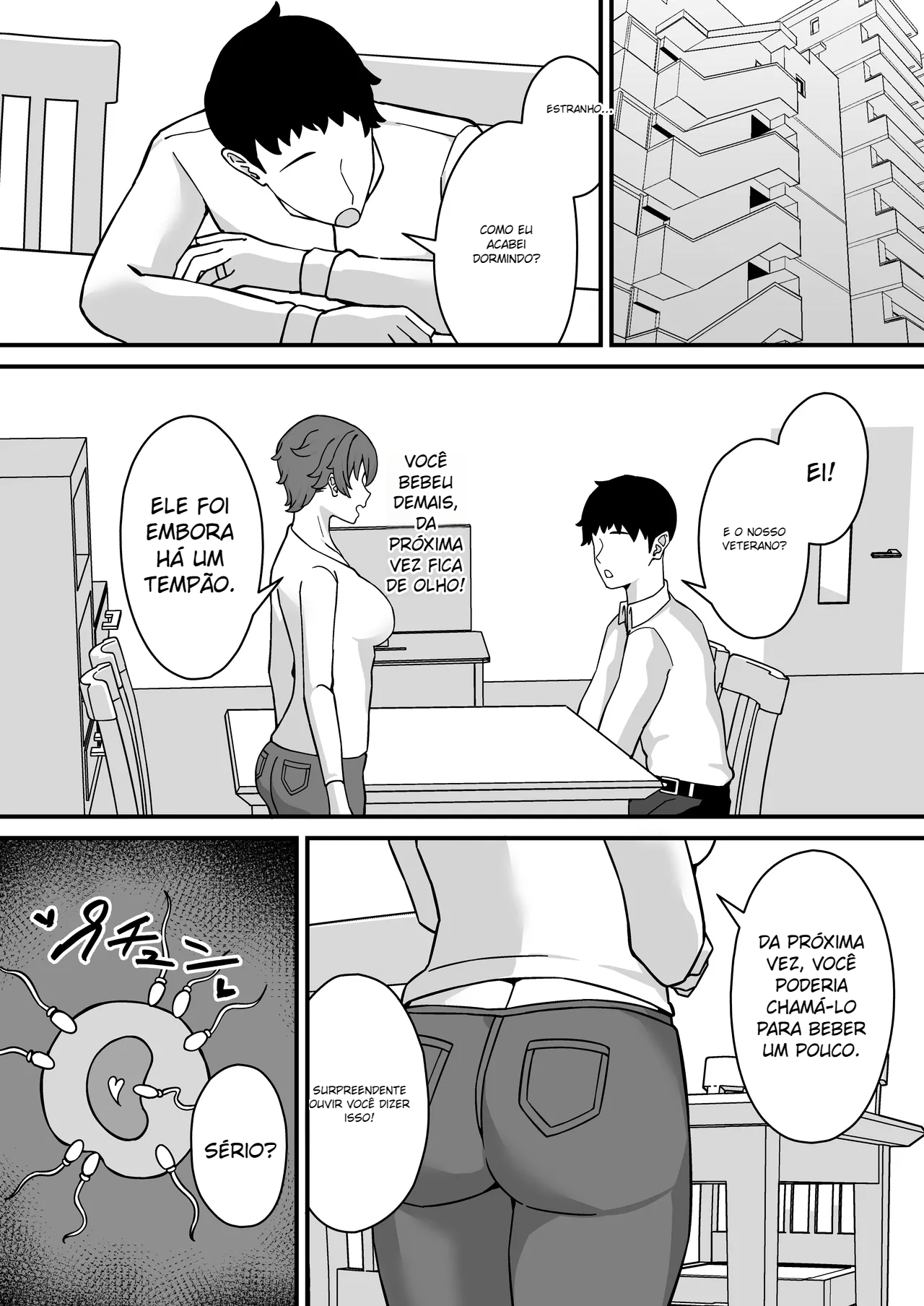 Hitozuma Ero Haishinsha-san Otto no Joshi ni Mibareshite Kyosei Kokai SEX Kami Hoso - Foto 32