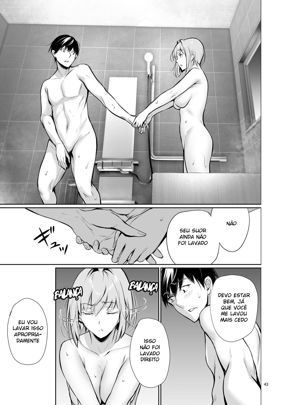 Homestay-chu no Doitsu Musume ga Issho ni Furo ni Haitte Kuru Wake - Foto 43