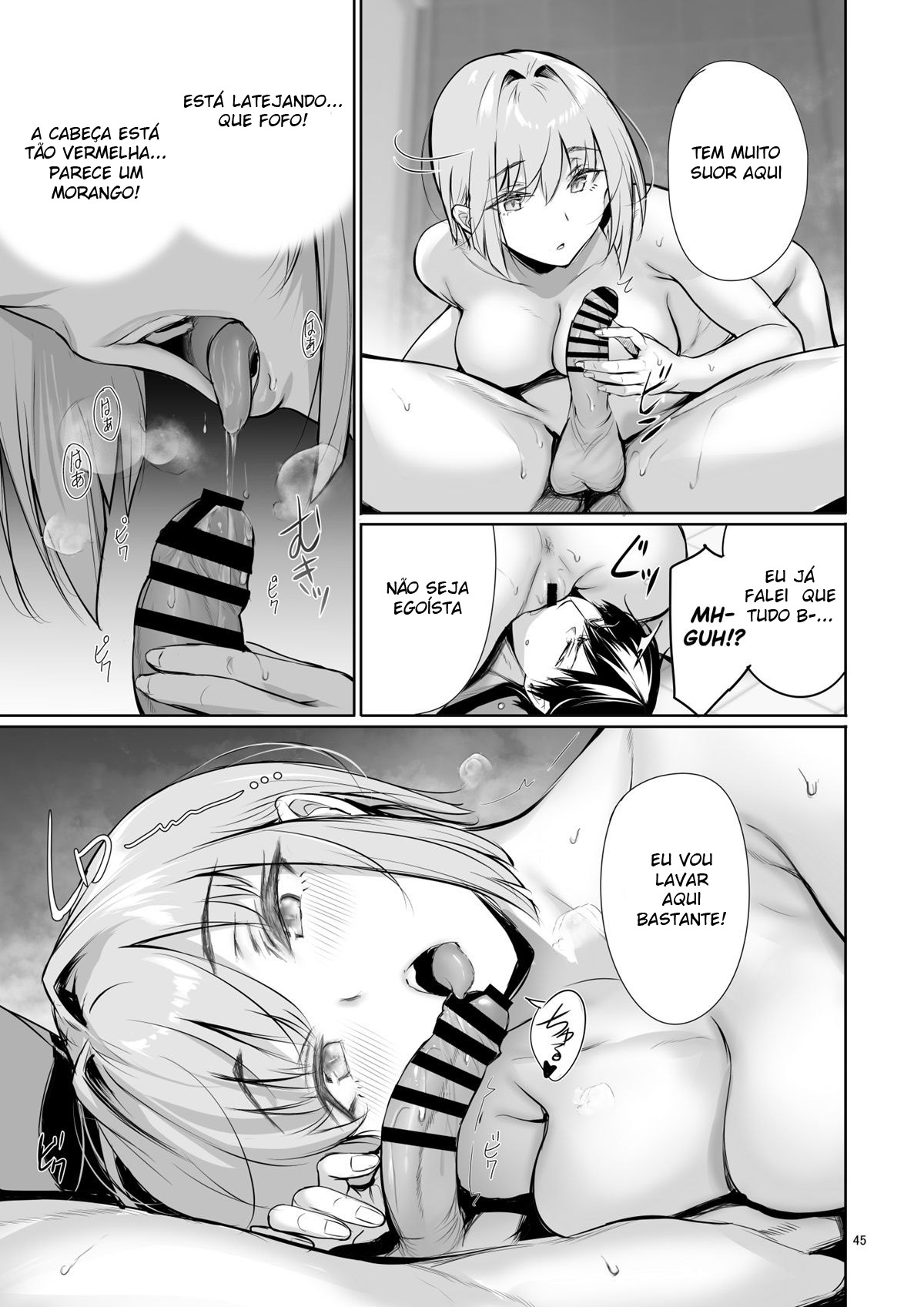 Homestay-chu no Doitsu Musume ga Issho ni Furo ni Haitte Kuru Wake - Foto 45