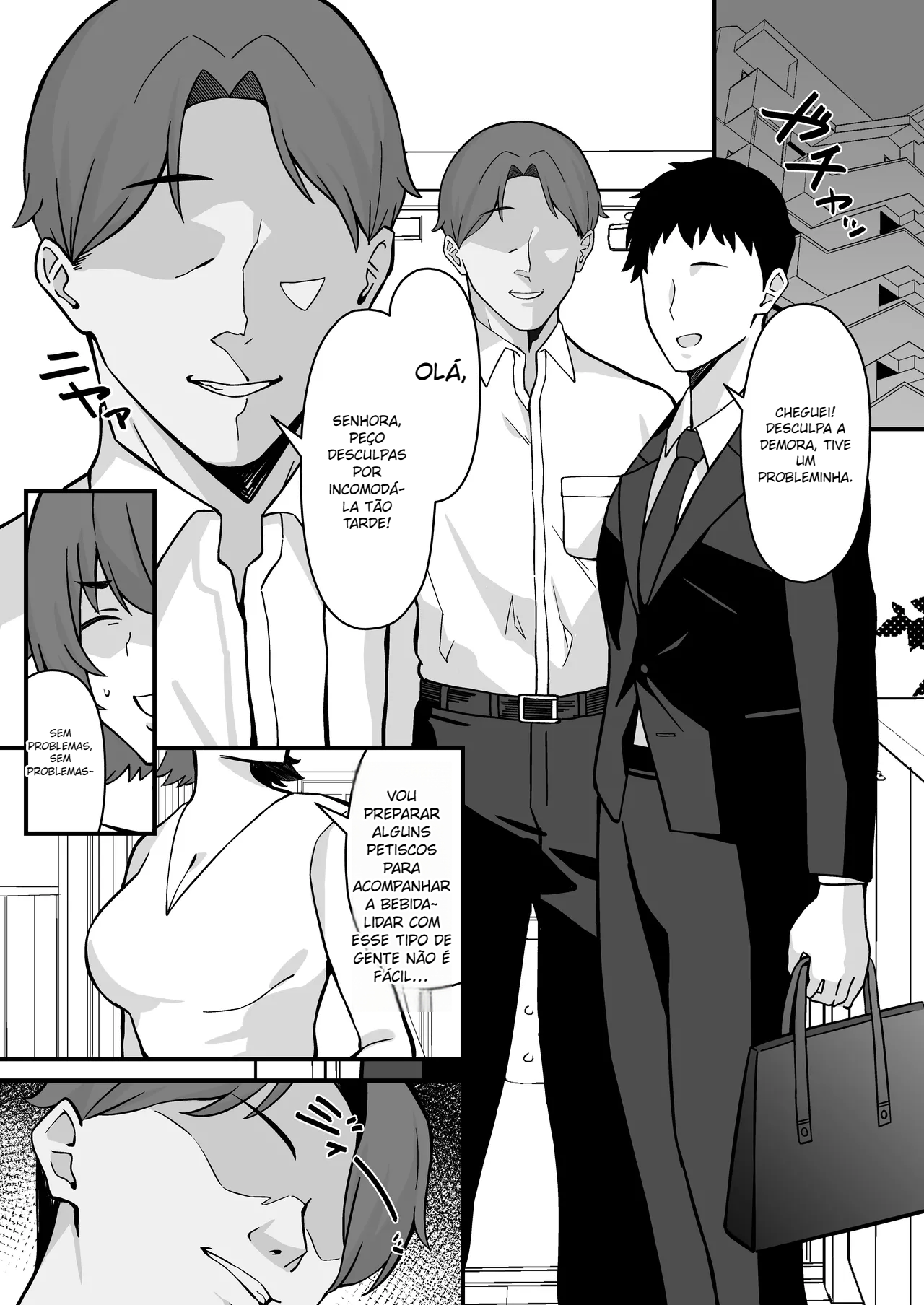 Hitozuma Ero Haishinsha-san Otto no Joshi ni Mibareshite Kyosei Kokai SEX Kami Hoso - Foto 6