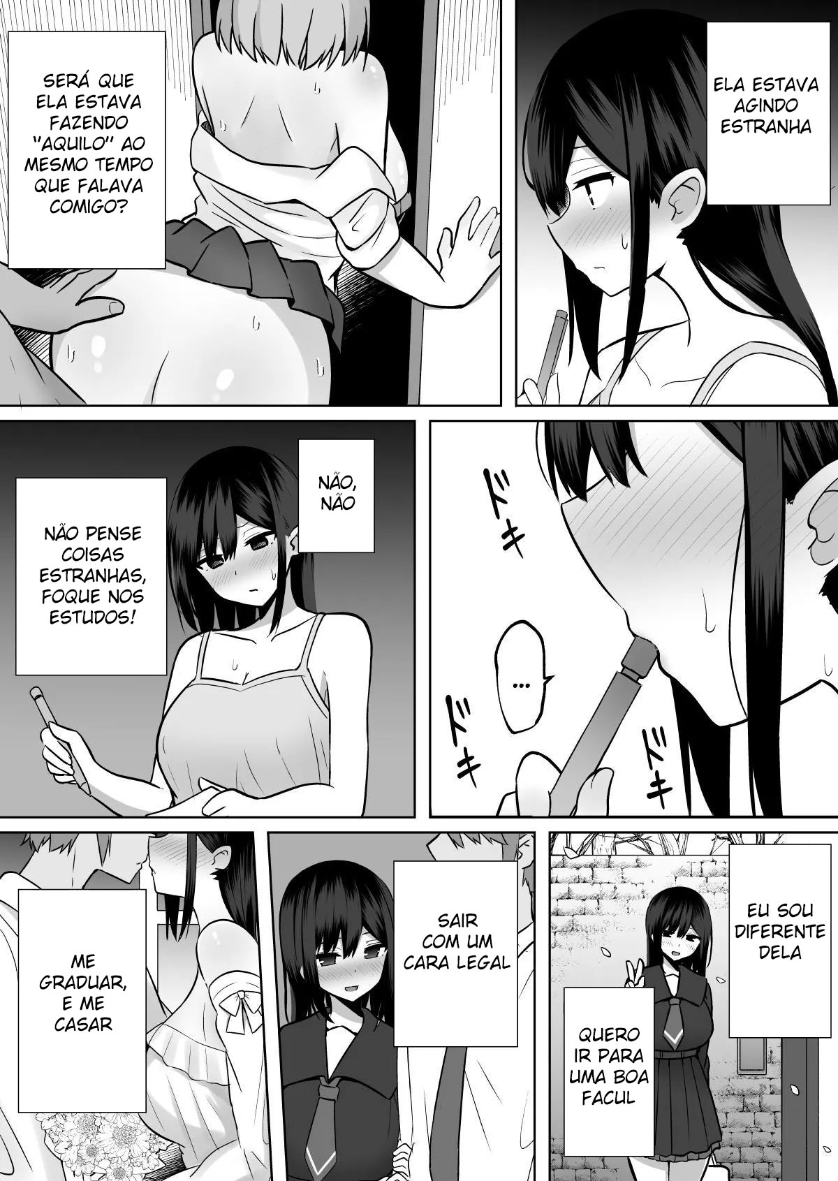 Kyonyuu Mesu Onaho no Shitsukekata ~ Majime ni Miete Sukebe na Kanojo no Imouto - Foto 6