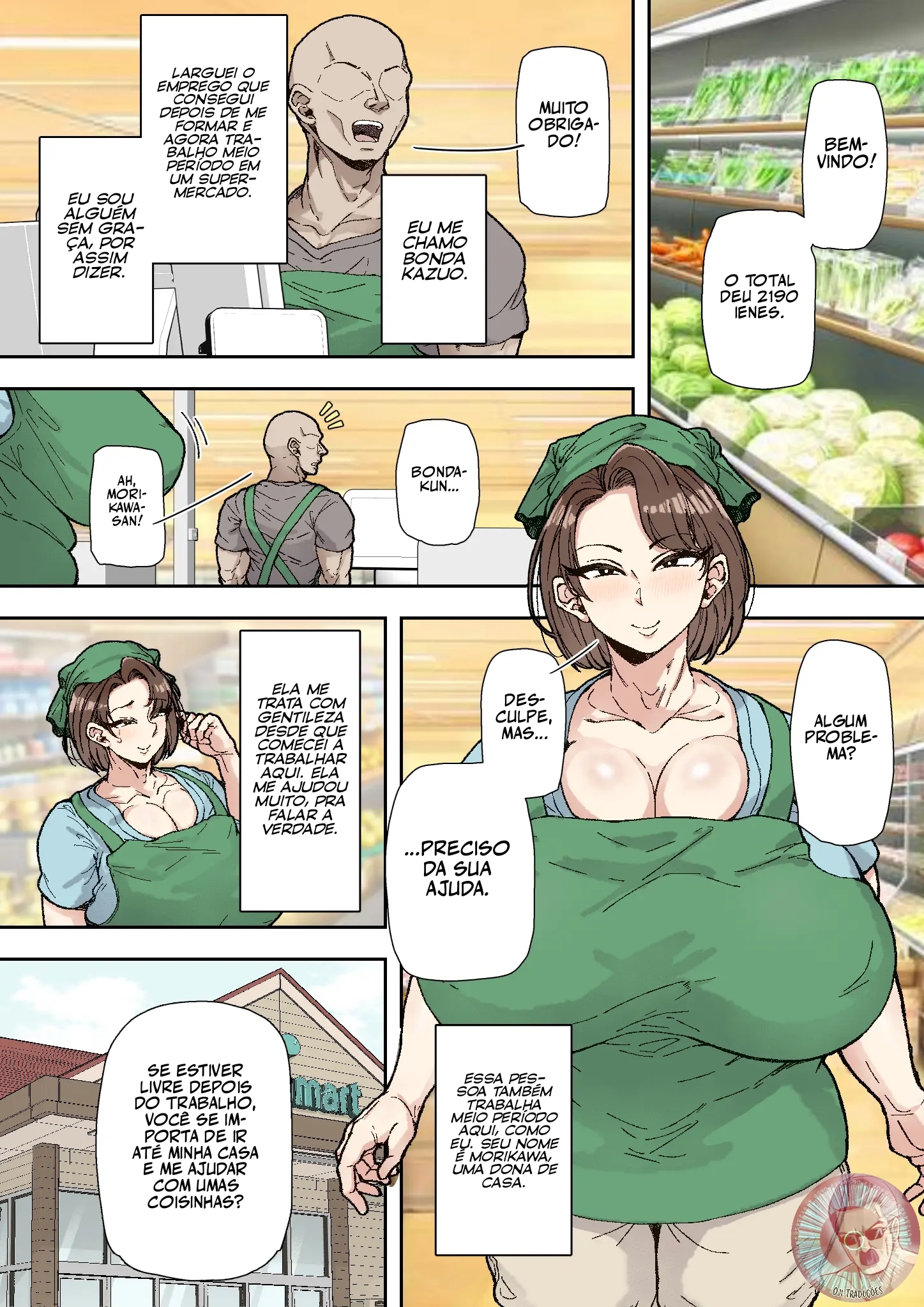 Morikawa Minako (42) Beit-saki no Deka Chin-kun ni Assari Kan Ochi - Foto 2