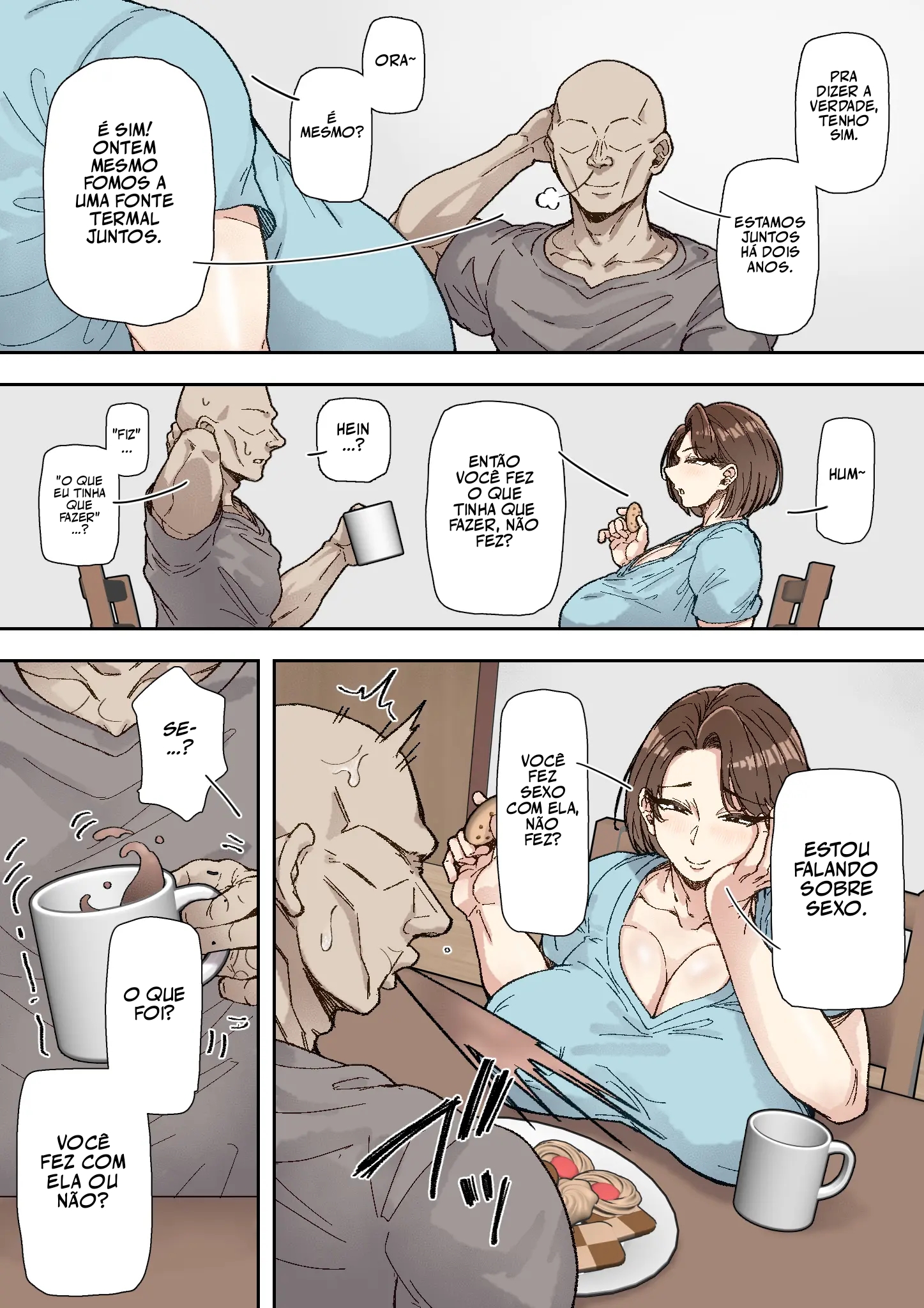 Morikawa Minako (42) Beit-saki no Deka Chin-kun ni Assari Kan Ochi - Foto 4