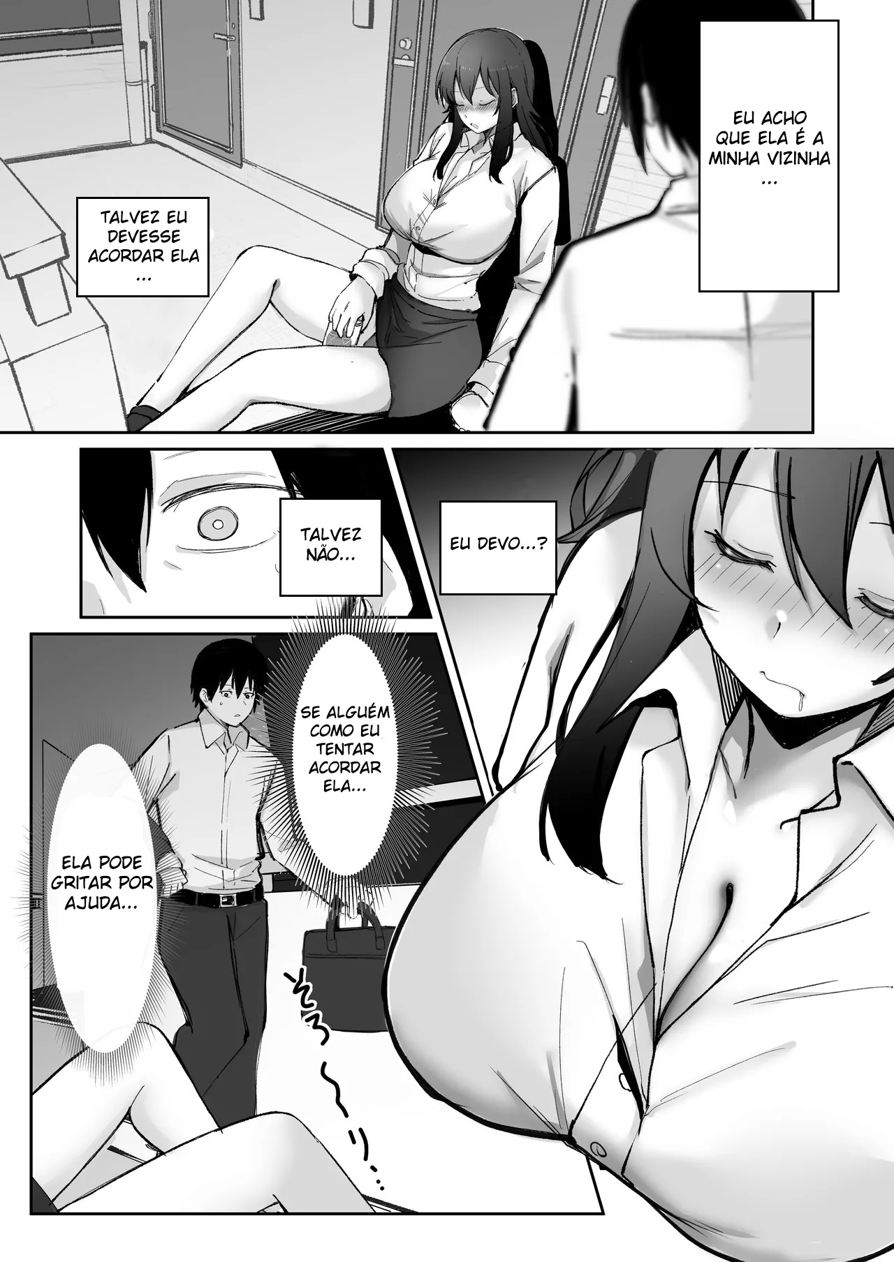 200cm Deka Hoikushi wa Bosei ga Tarinai node Boku ga Renshuudai ni naru Hanashi - Foto 4