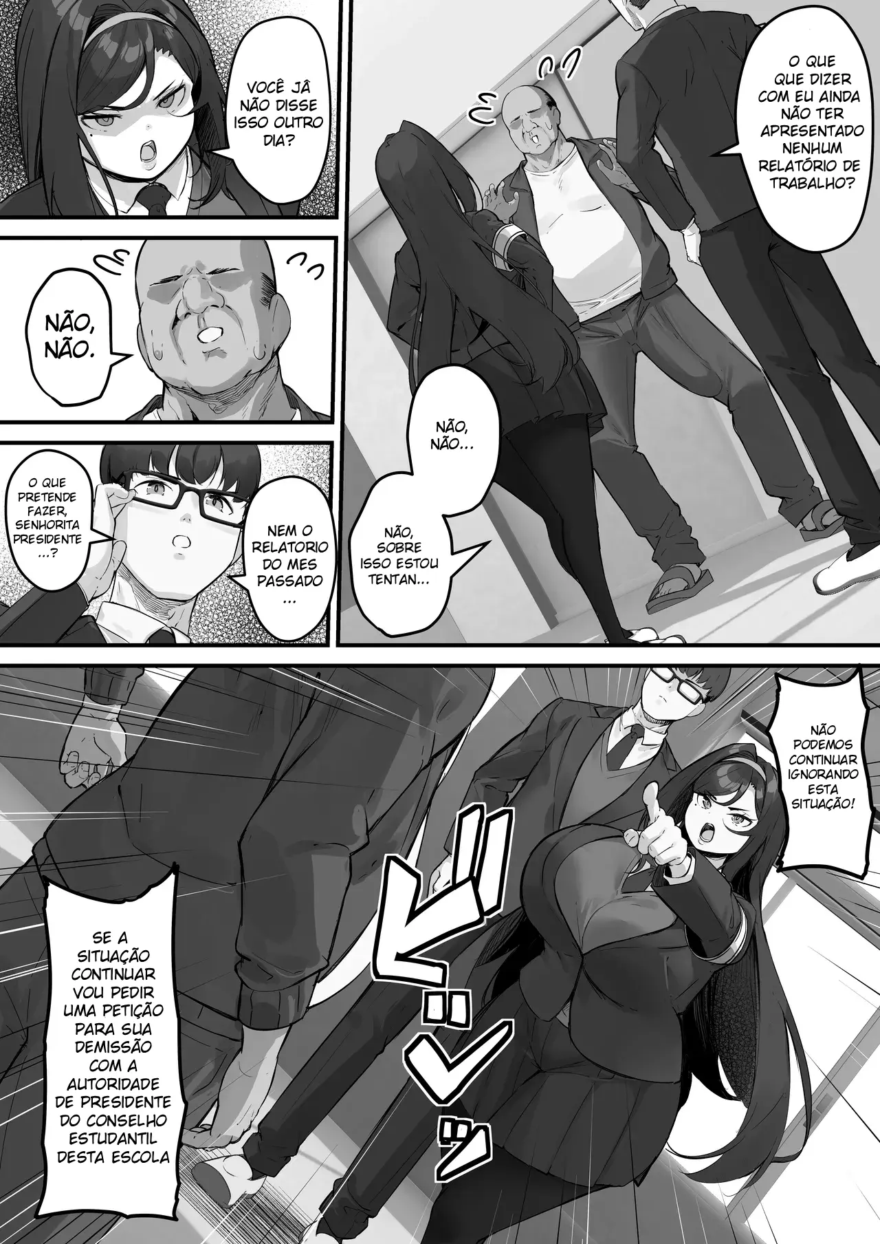 Dosukebe Seito Kaichou Do-Hentai na Seito Kaichou wa Youmuin no Nikubenki - Foto 9