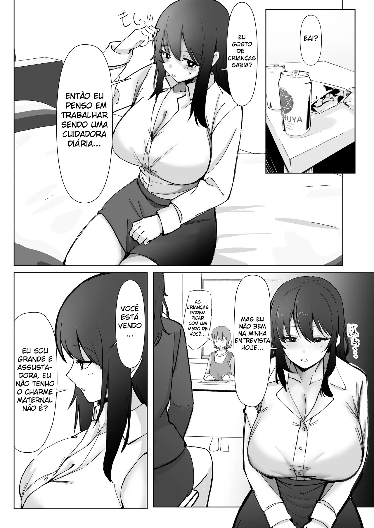 200cm Deka Hoikushi wa Bosei ga Tarinai node Boku ga Renshuudai ni naru Hanashi - Foto 12