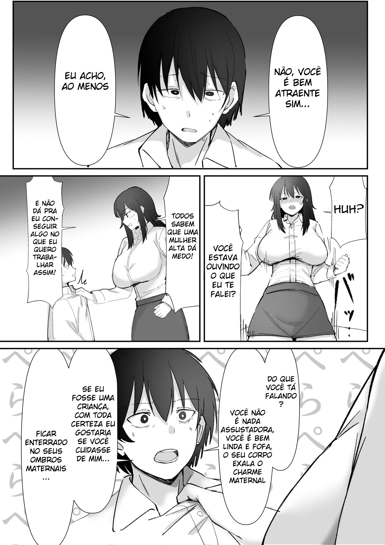 200cm Deka Hoikushi wa Bosei ga Tarinai node Boku ga Renshuudai ni naru Hanashi - Foto 13