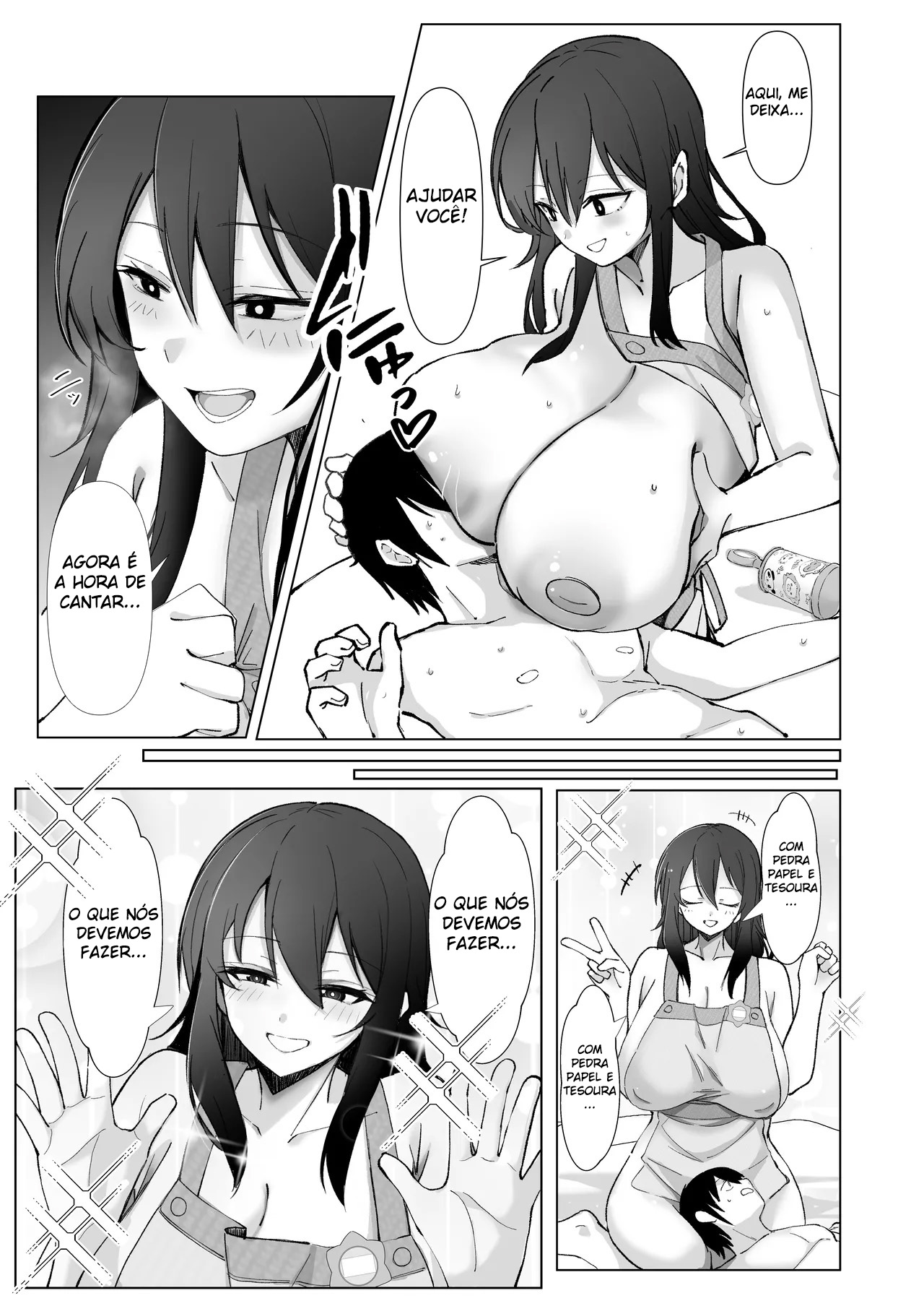 200cm Deka Hoikushi wa Bosei ga Tarinai node Boku ga Renshuudai ni naru Hanashi - Foto 20