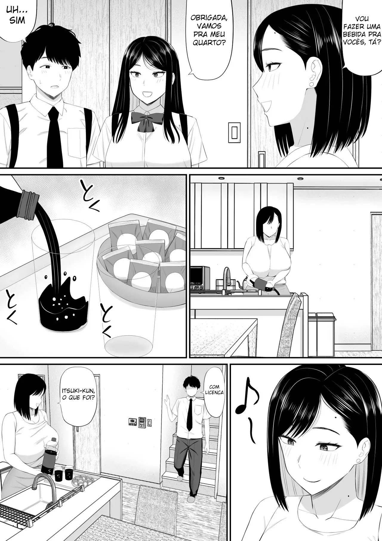 Sewayaki Kaa-san Musume no Kareshi ni Tanomarete Hitohada Nugu - Foto 4