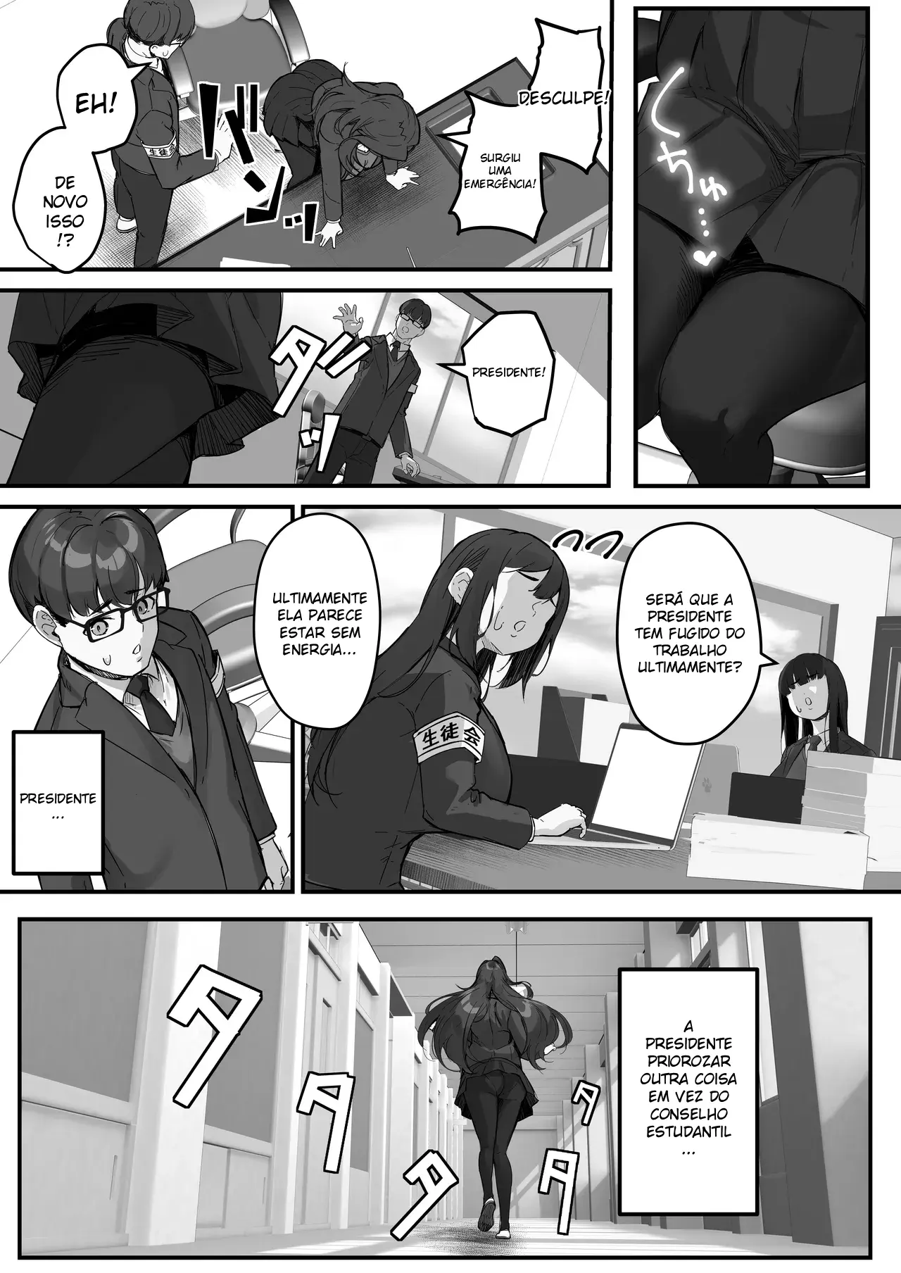 Dosukebe Seito Kaichou Do-Hentai na Seito Kaichou wa Youmuin no Nikubenki - Foto 40