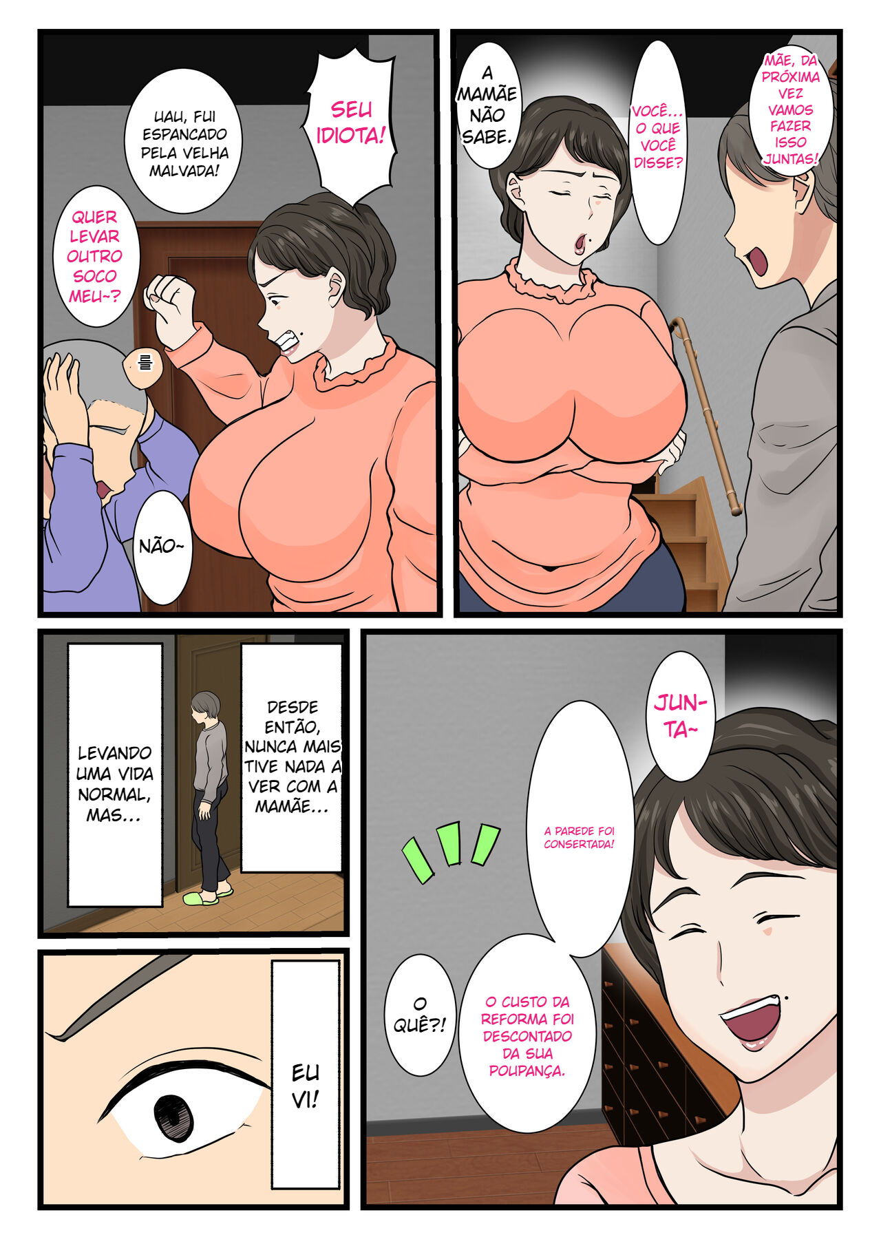 Haha ga Kabe ni Hamatte Ugokenakatta node... - Foto 37